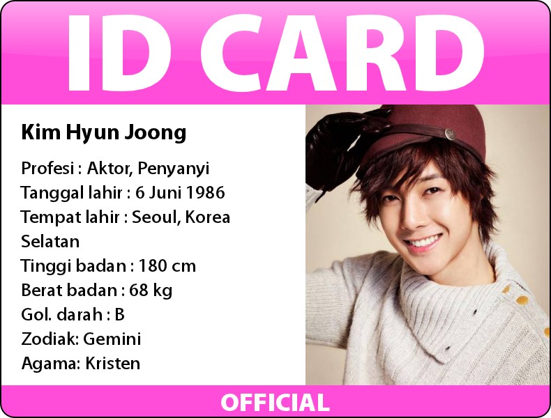 Kpop Id Card
