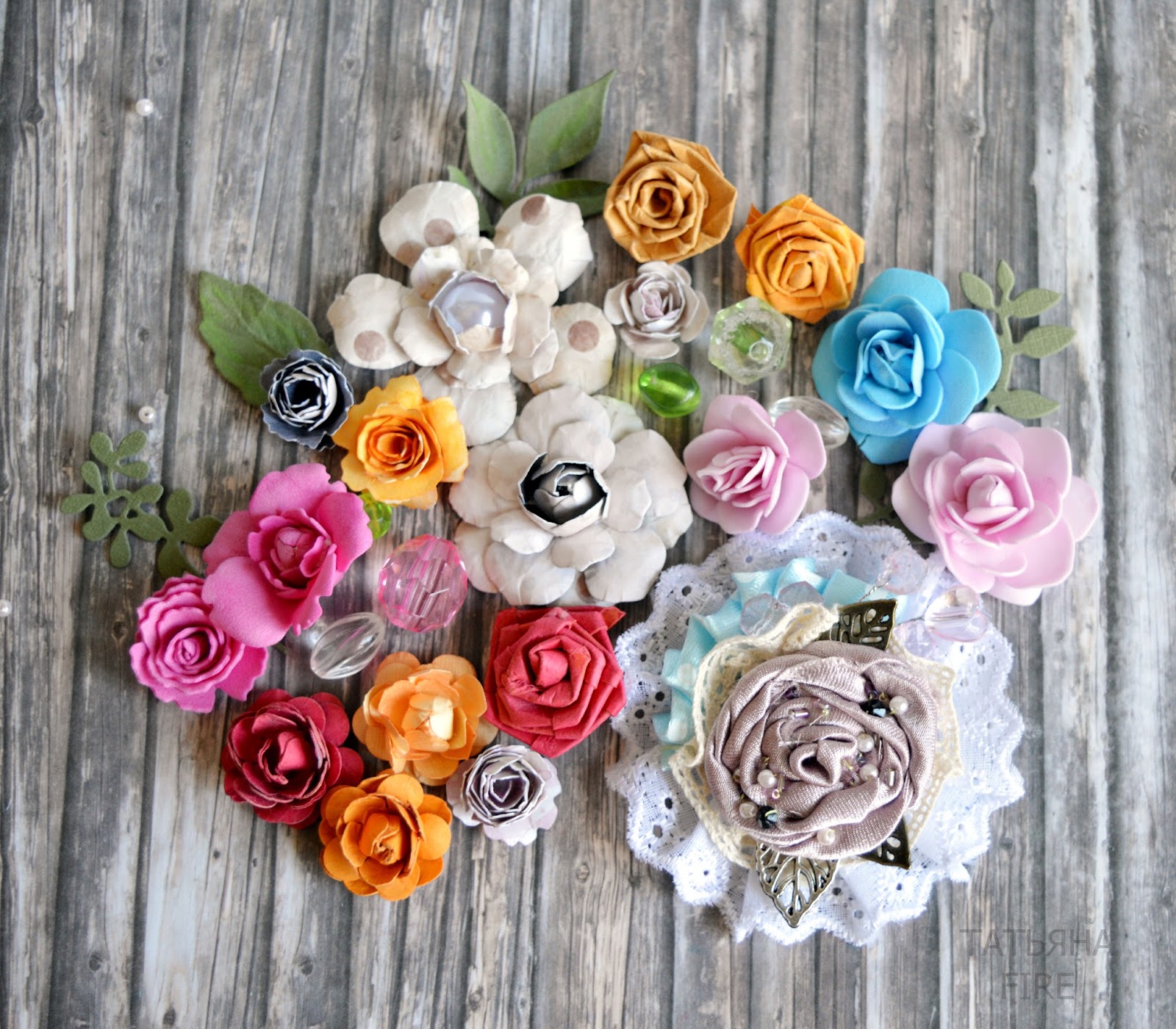 Открытый скрап-клуб: 7-й этап СП "Счастье в цветах": Розы