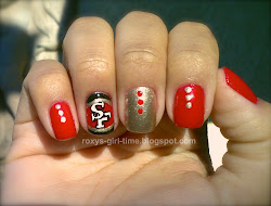 49ers nail nails designs sf football francisco san raiders roxy 49er think want notd attempt cool fabulous perfect hair sure
