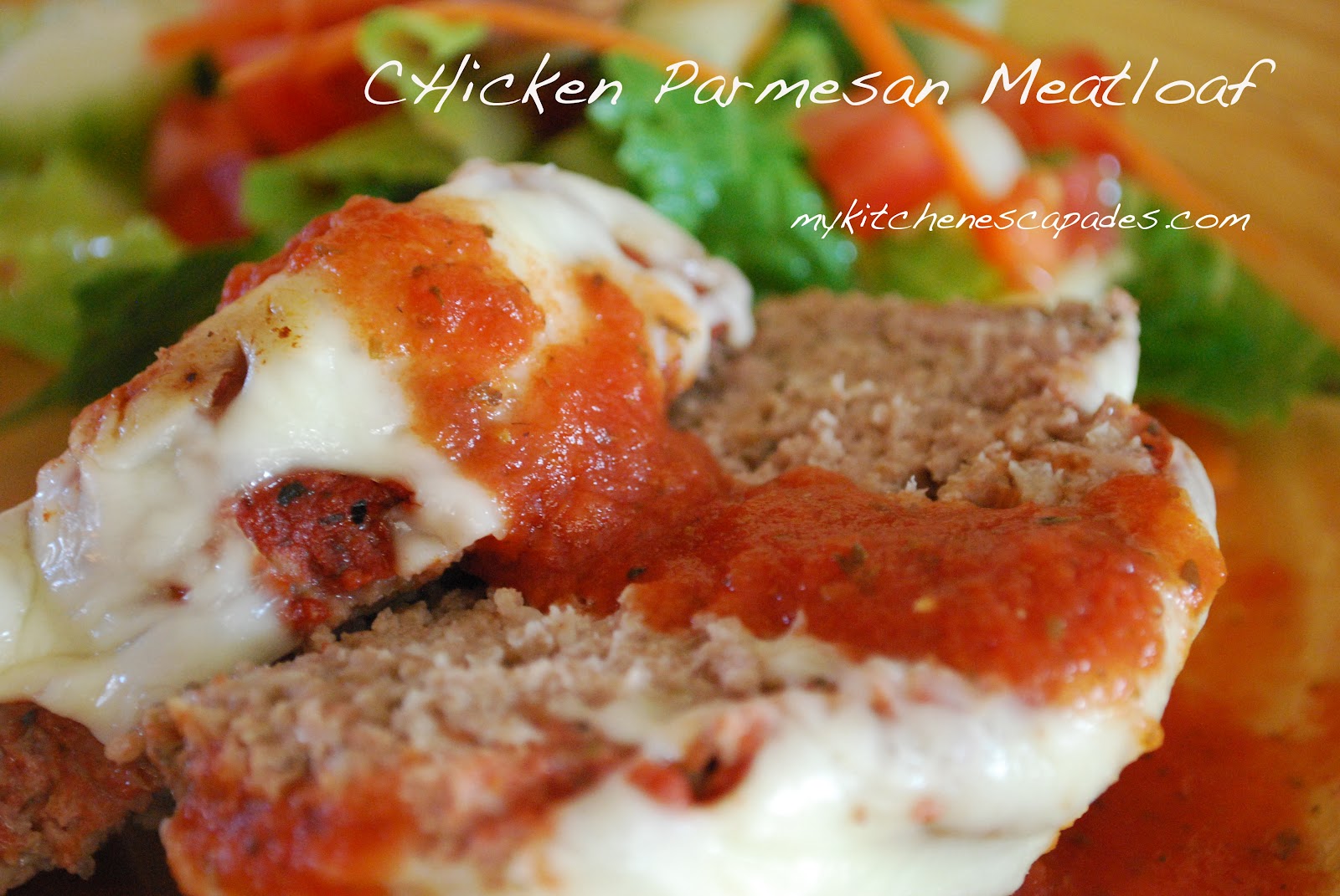 Chicken Parmesan Meatloaf - My Kitchen Escapades