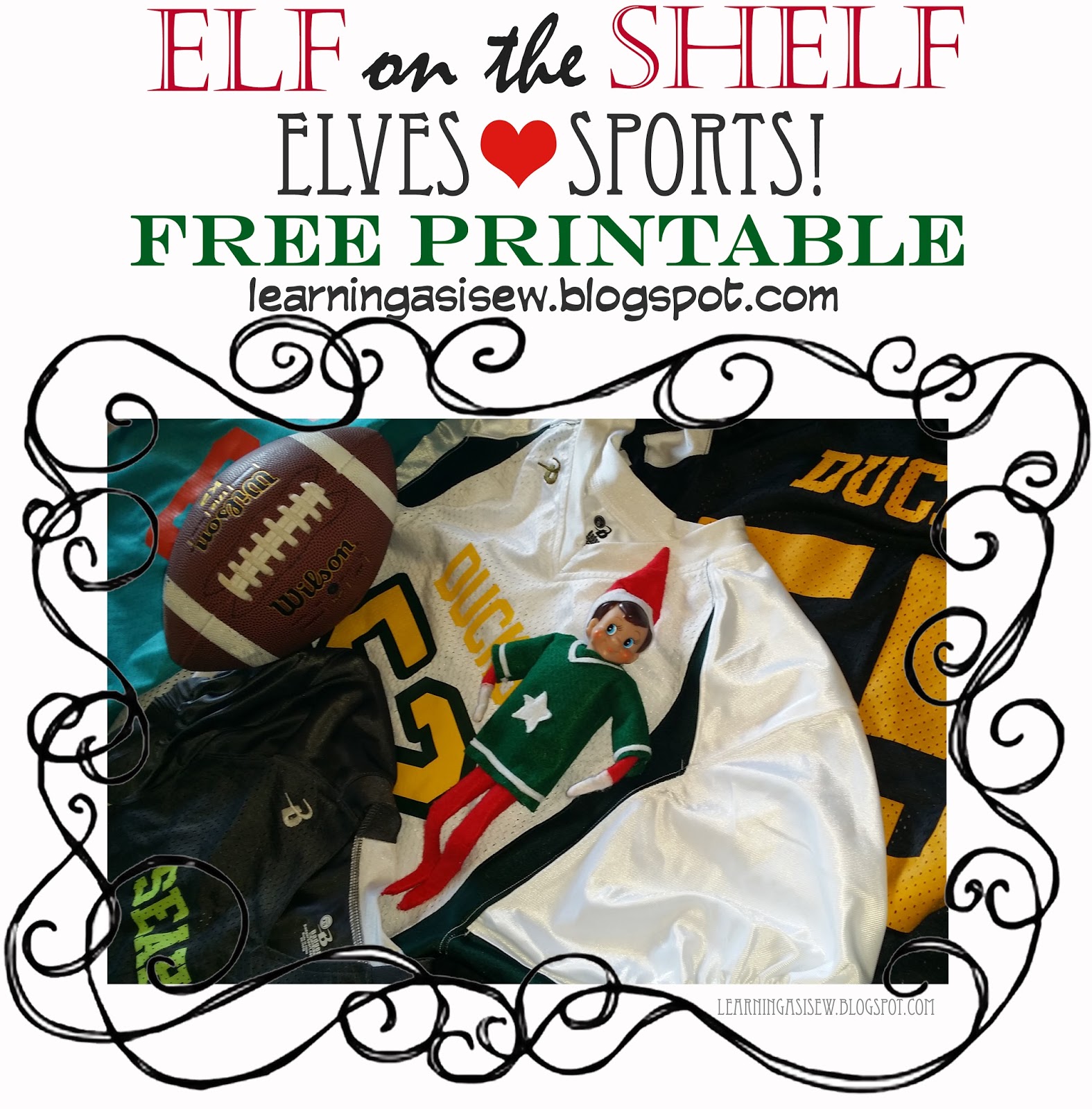 learning-as-i-sew-bake-cut-and-create-elves-love-sports-elf-on