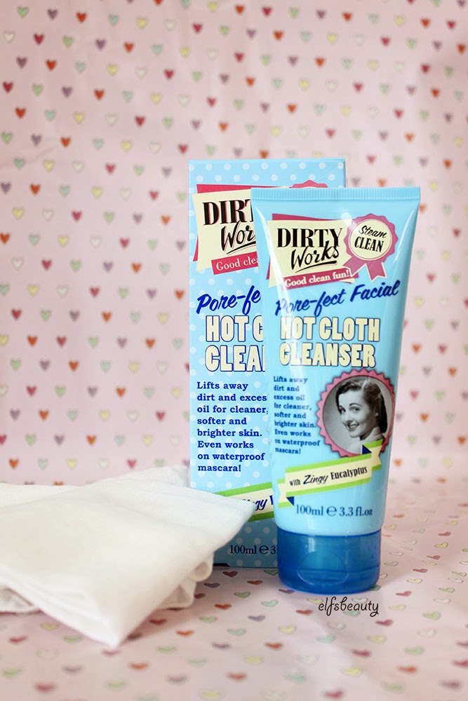 Elf's Beauty Review Dirty Works Porefect Facial Hot Cloth Cleanser