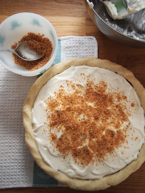 ココナッツパイのレシピ