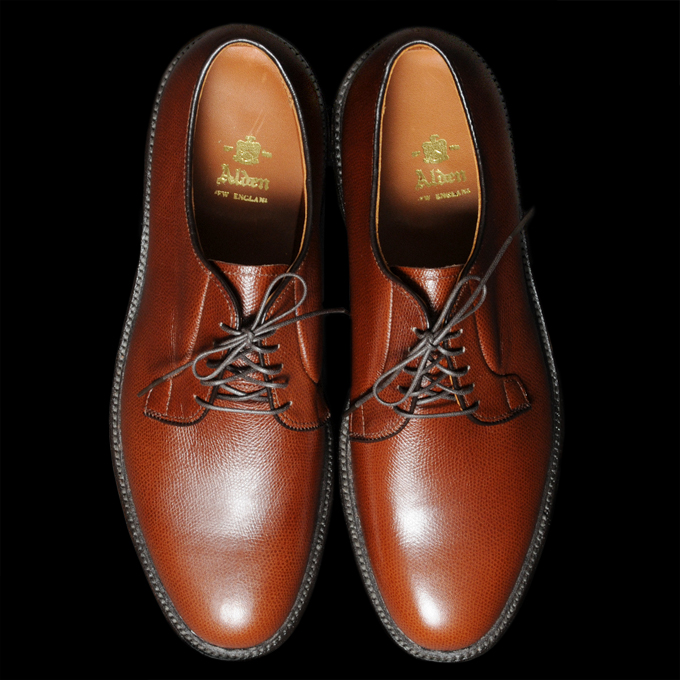 WEAR DIFFERENT Alden All Weather Walker in Brown Alpine Grain Calfskin 947