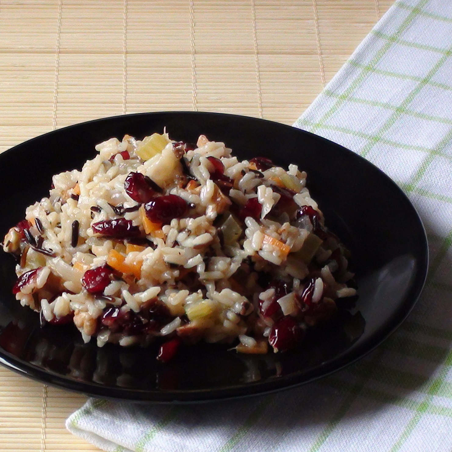 caiet cu retete Orez salbatic cu nuci