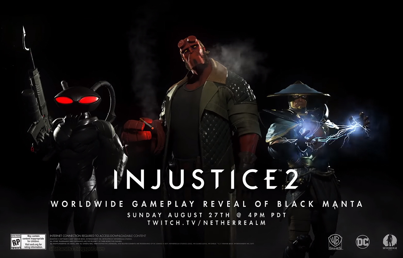 Idle Hands Injustice 2 Fighter Pack 2 Hellboy, Raiden Idle Hands Injustice 2 Fighter Pack 2 Hellboy, Raiden