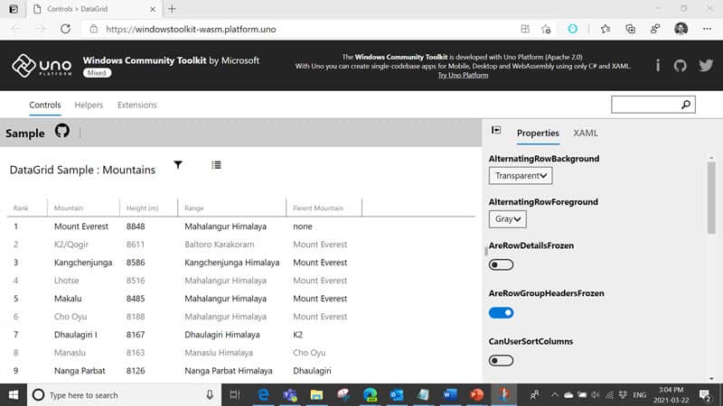 Windows Community Toolkit (WCT) 7.0 in Uno Platform Windows Community Toolkit (WCT) 7.0 in Uno Platform