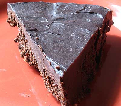 Flourless Chocolate Cake with Bittersweet Chocolate Glaze