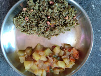 Red rice poha Curry leaves rice