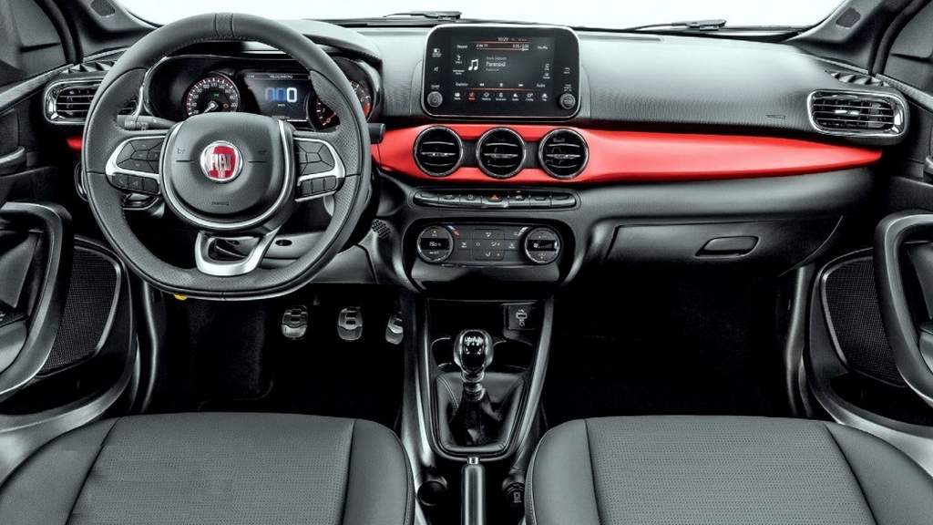 Vazam as primeiras imagens do interior do Fiat Argo, que será