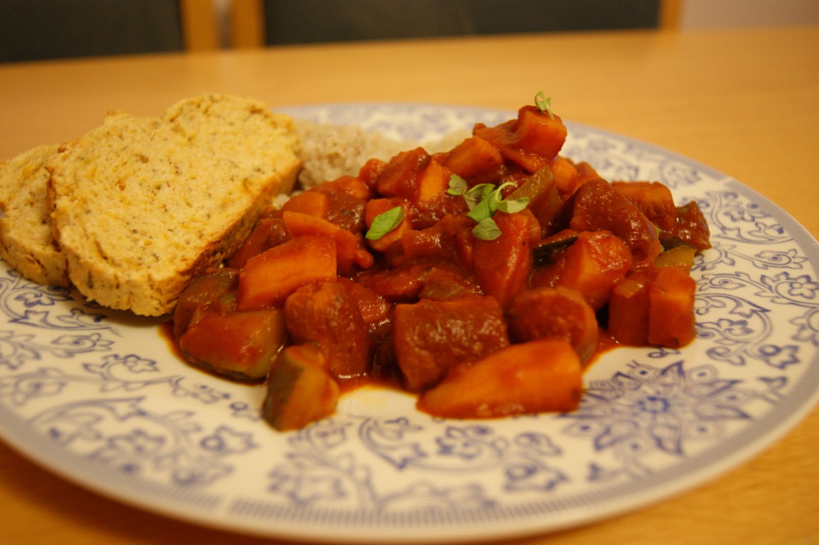 Anne's Kitchen Sausage and Sweet Potato Stew