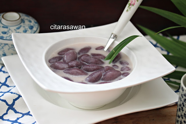 Mana Samas Blog Bubur Biji Salak Keledek Ungu