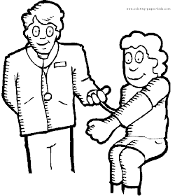 Free Coloring Pages Printable: Doctors Coloring Pages