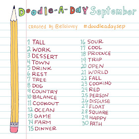 Rhi-Creations: Doodle a Day September List