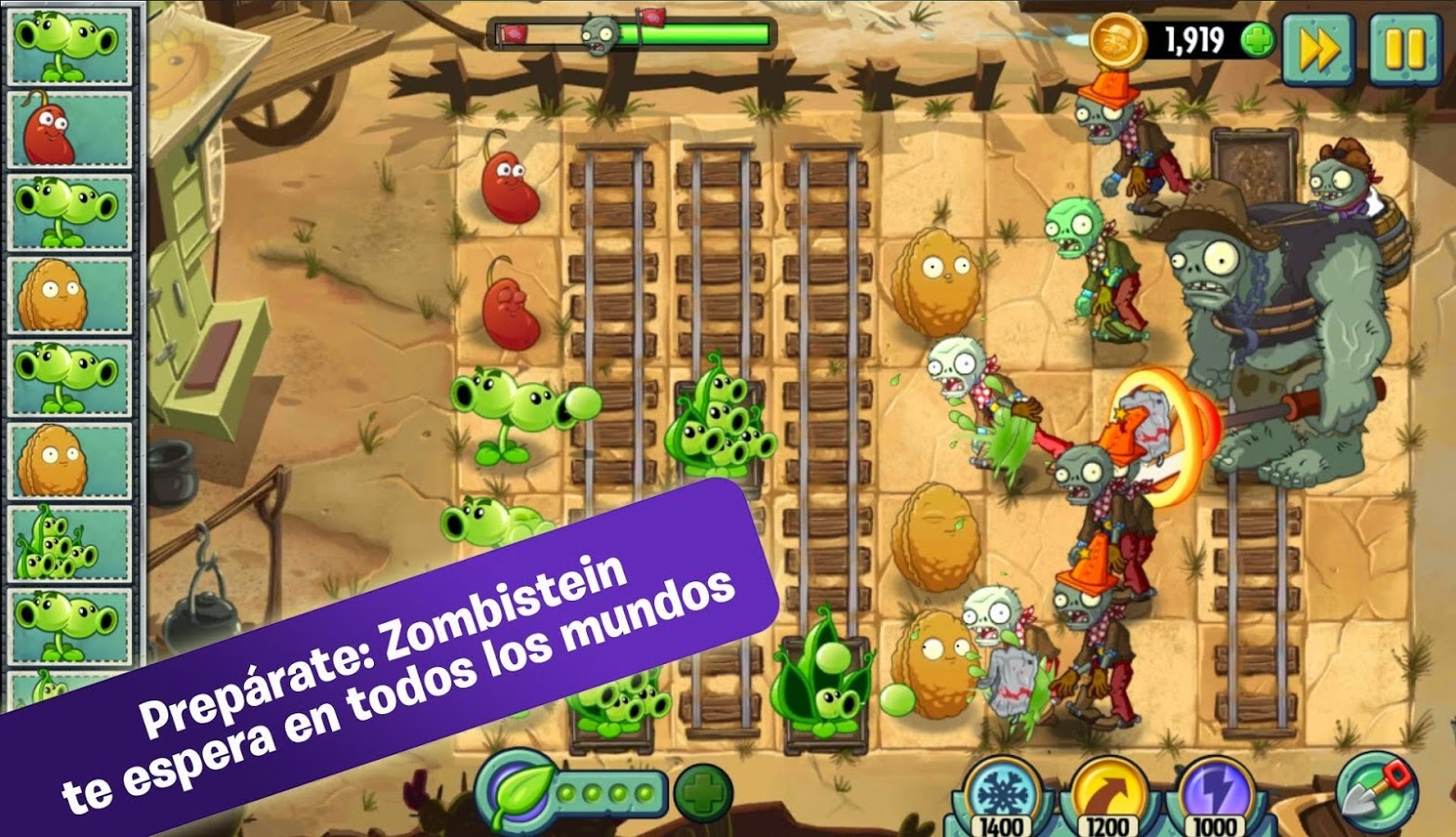 Descargar Plants vs. Zombies 2 Original & Modificado v2.1
