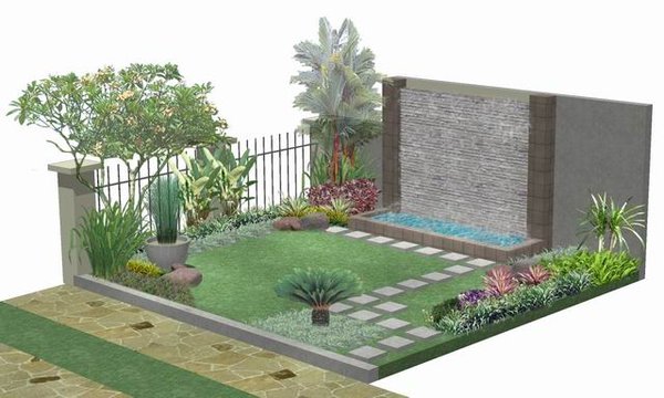 30 Contoh Desain Taman  Rumah Minimalis  Paling Kreatif