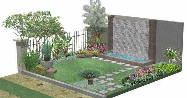 Taman Di Pekarangan Rumah - Hardworkingart