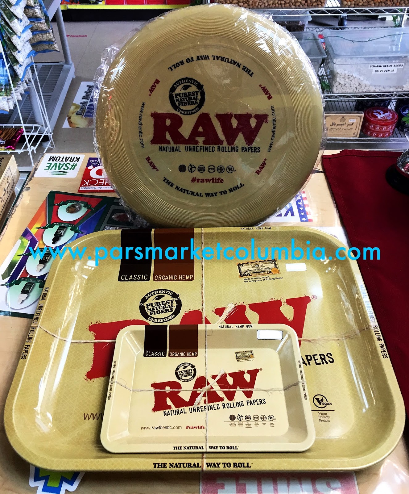 Wide Variety of RAW Rolling Paper Products at Pars Market