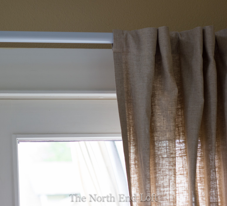 The North End Loft My Spring Curtains And Diy Curtain Rod