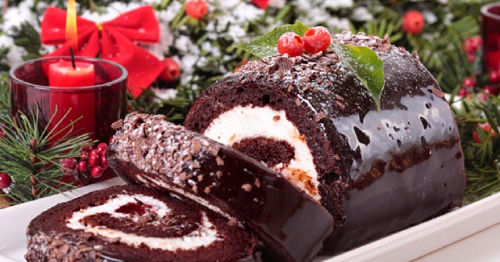 Country Recipes: Fast and Easy Christmas Yule Log Cake - Country ...