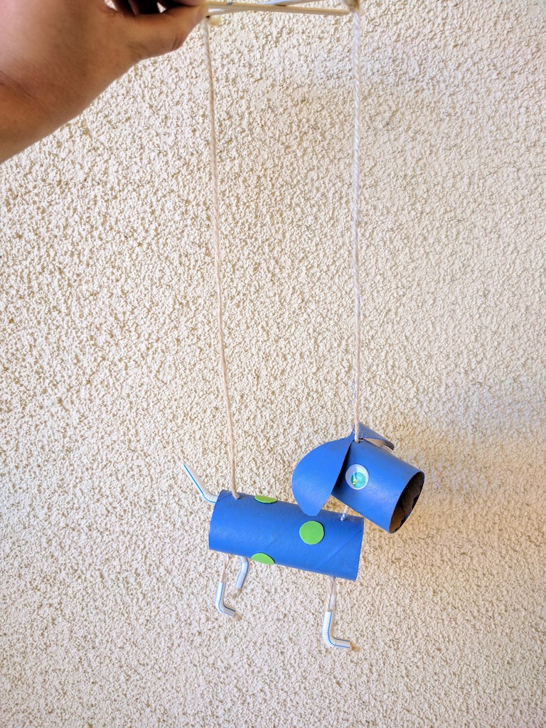 Cardboard Tube Dog Puppet Craft for Kids The Joy of Sharing