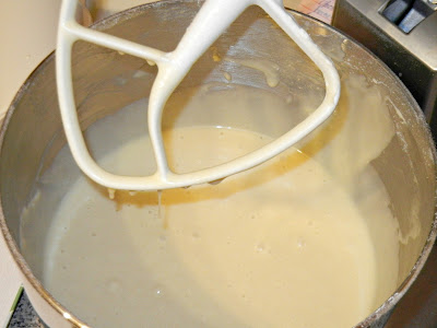 stand mixer with batter in it 