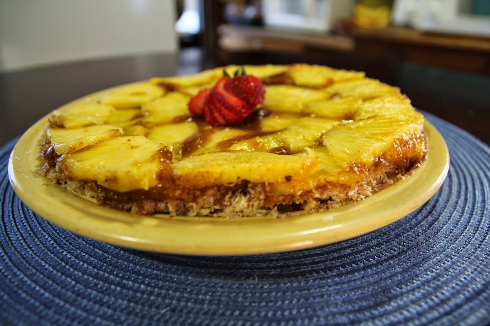 Raw Envy with Dayna Martin Raw Pineapple UpsideDown Cake