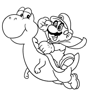 Mario Coloring Pages for Kids