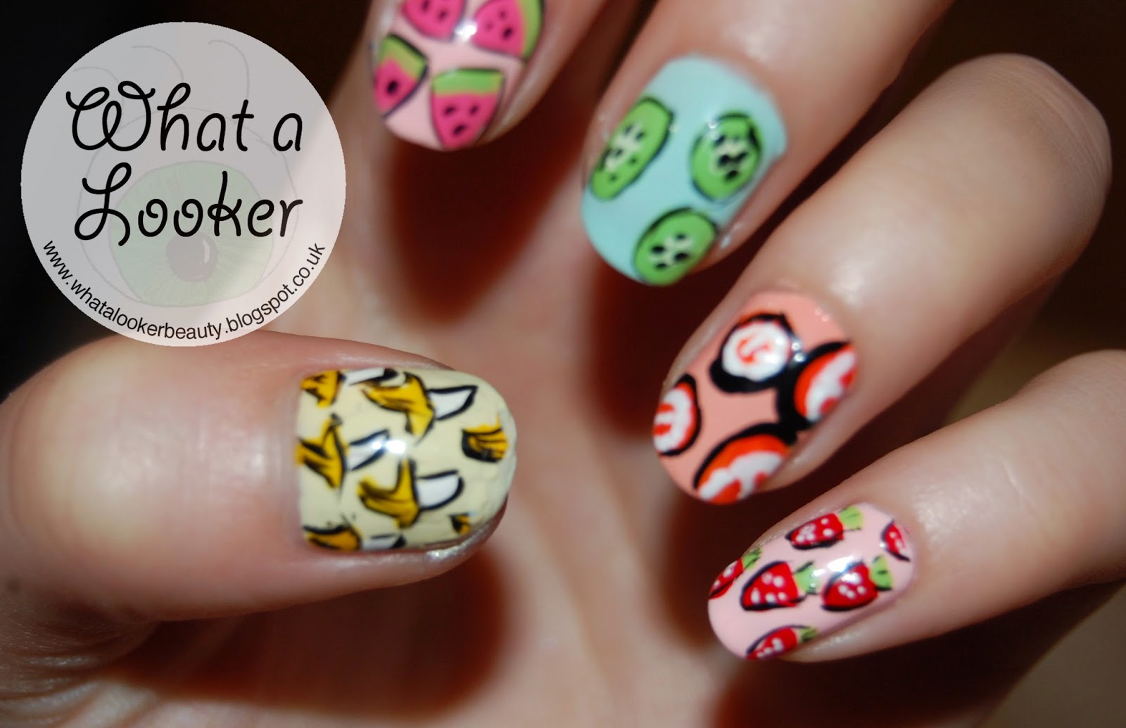 what a looker: Fruity Nails