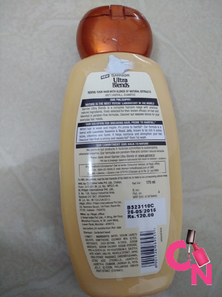 Garnier Ultra Blends Shampoo Royal Jelly & Lavender Review