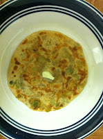 Foodies Nest: MUSHROOM,POTATO,SOY CHUNKS POWDERED STUFFED CHAPATTI