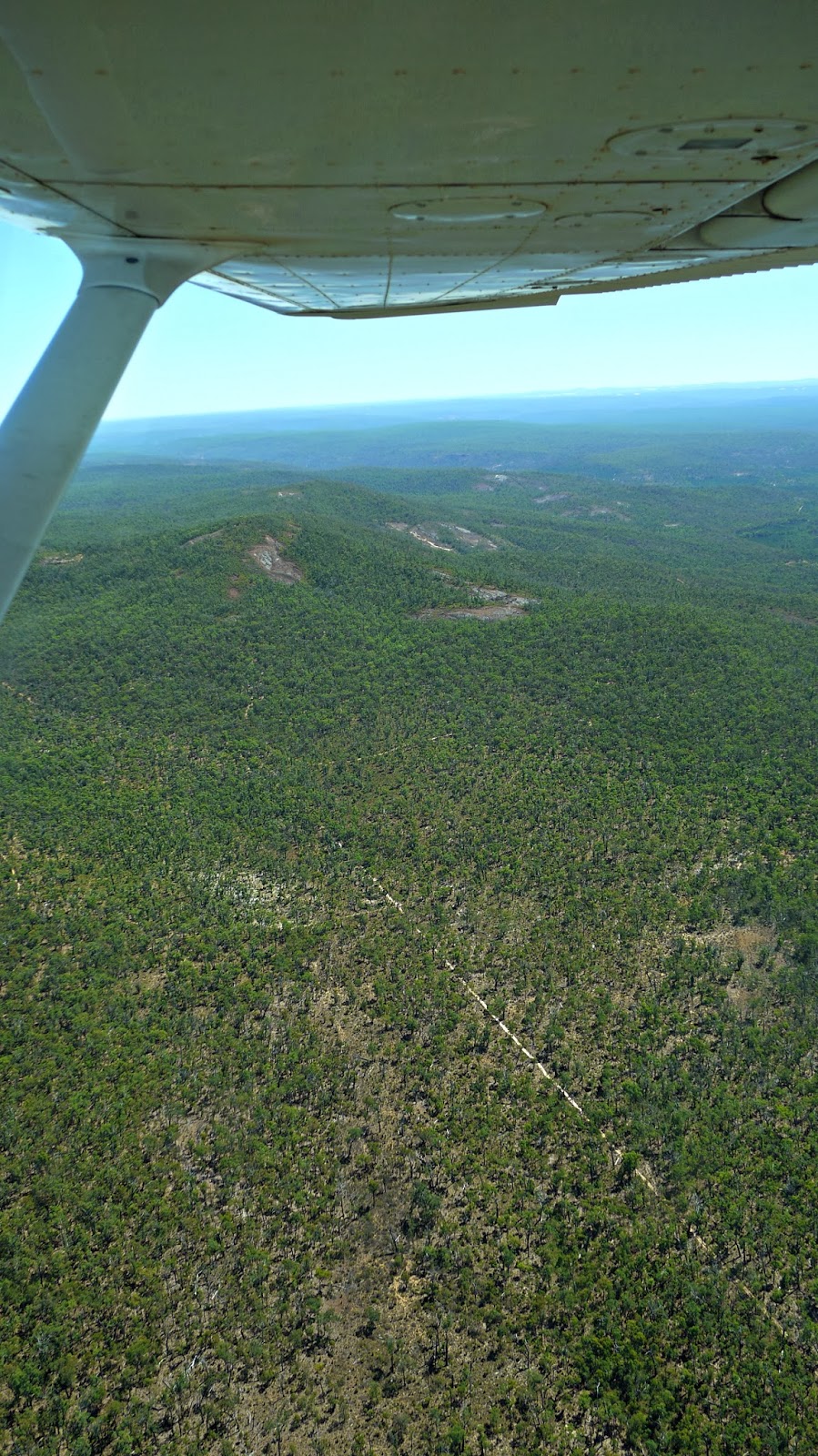 Birdseye view of the Darling Ranges Australia