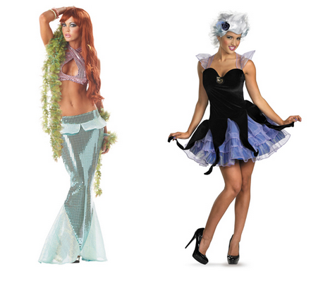 Sexy Disney Halloween costumes to roll your eyes at - Ariel and Ursula