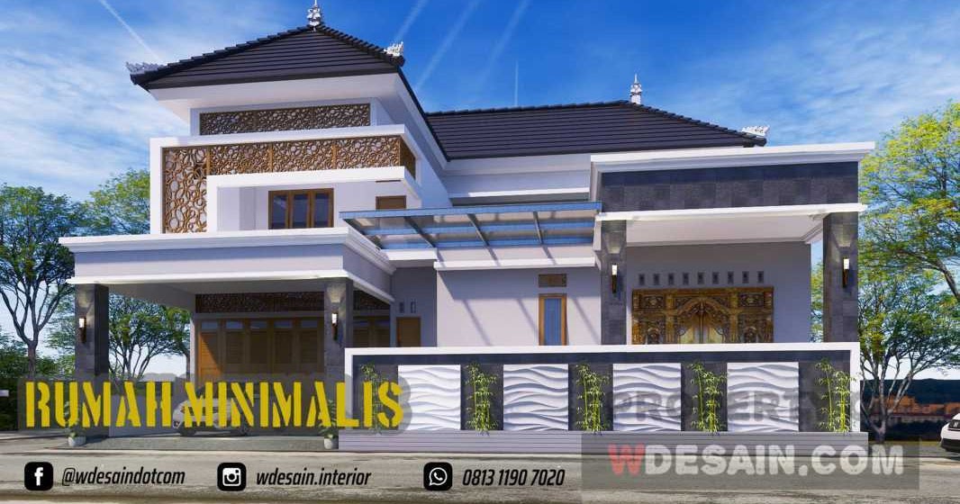 Model Rumah Minimalis 2 Lantai Tampak Depan Desain Rumah Minimalis