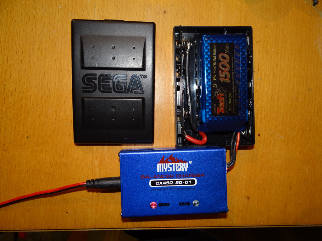 chipmod electronic adventures: Sega Nomad Battery Mod
