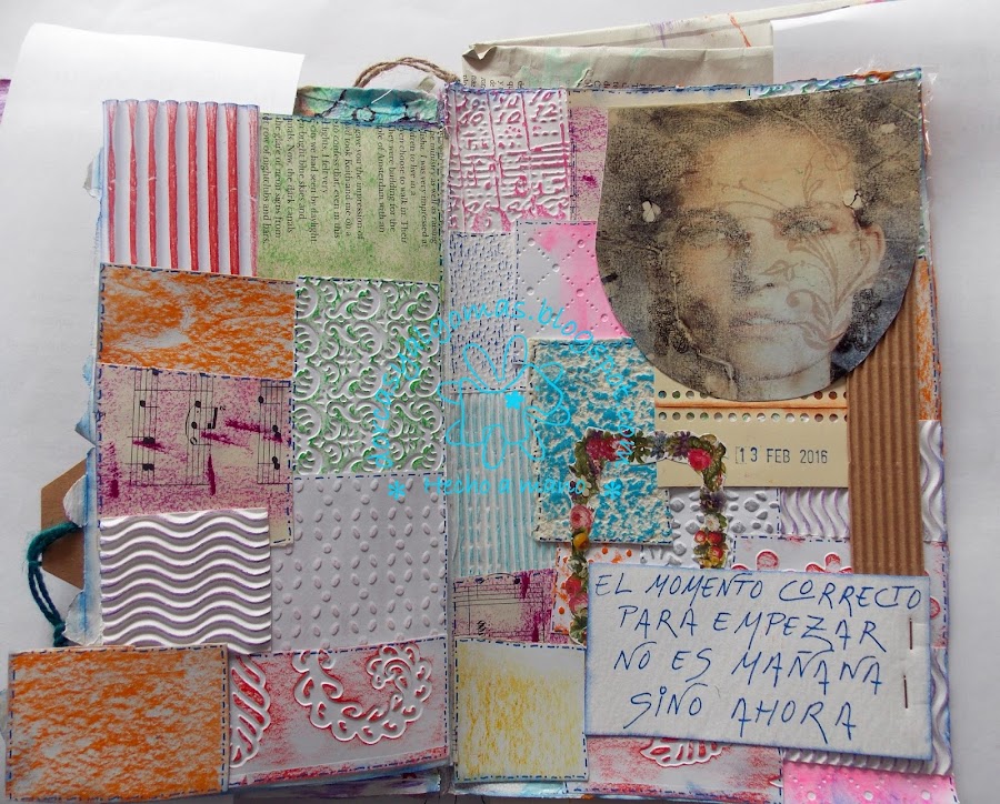  http://dorcasyalgomas.blogspot.com.es/2016/04/art-journal-el-momento-correcto.html