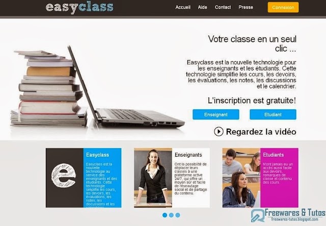 Easyclass : une plate-forme d'apprentissage pour les enseignants et les étudiants