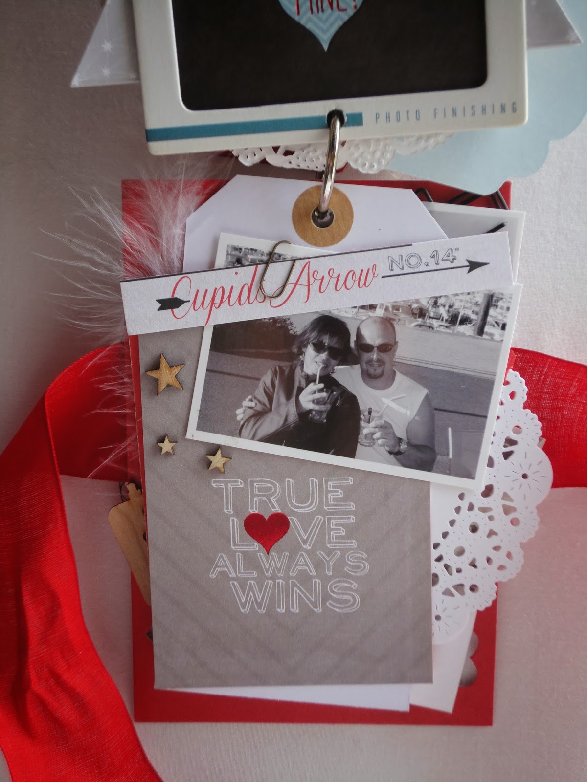 Instants de Scrap Mini album "Saint Valentin"