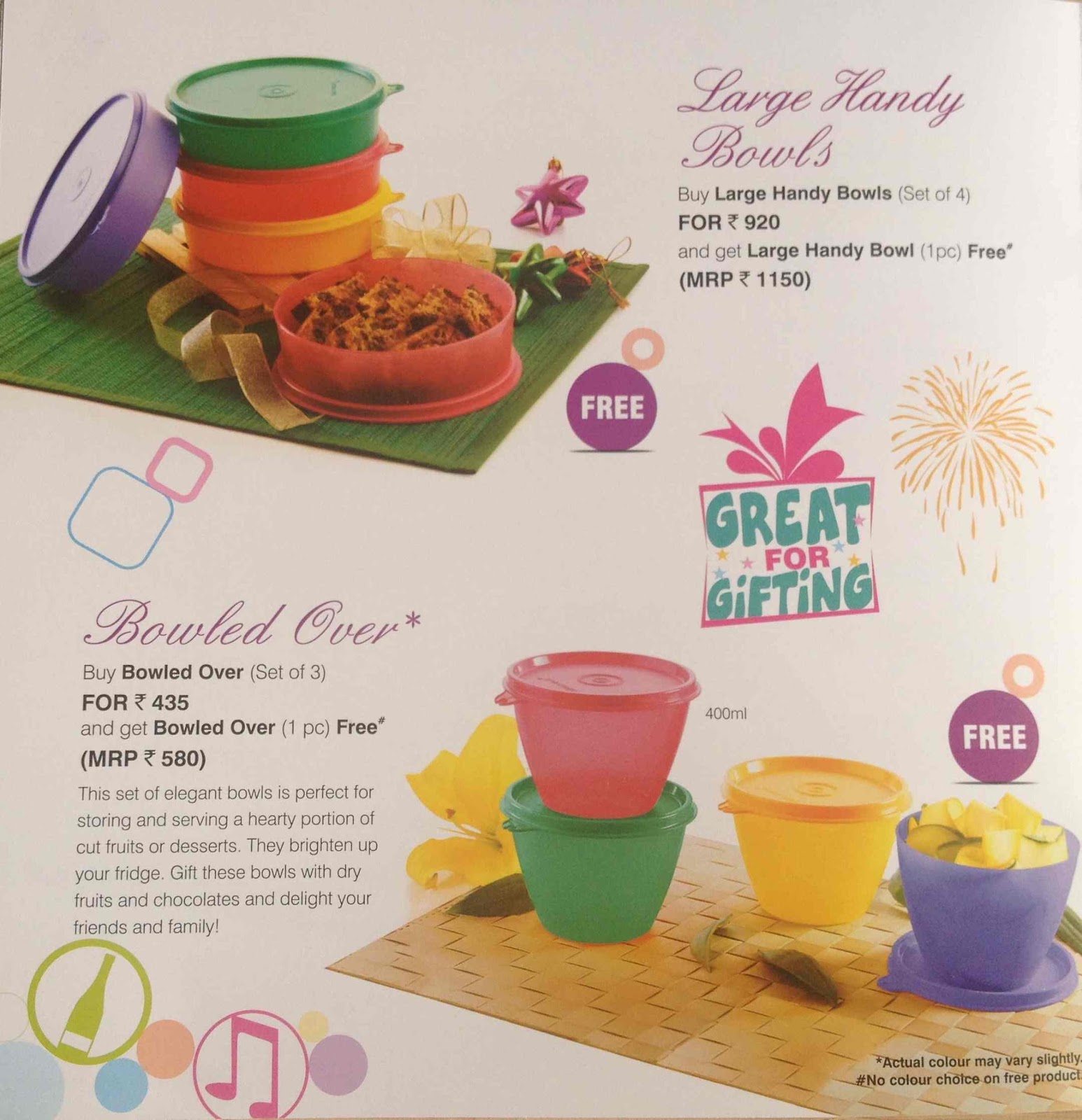 Tupperware sales Tupperware India Flyer September 2013 / Tupperware