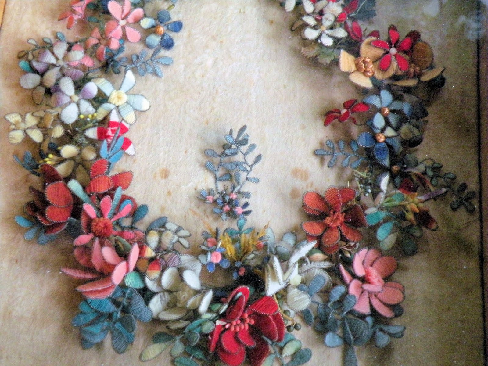 This girls art: wool work