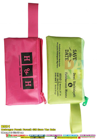 Undangan Pouch Parasit 420 Save The Date