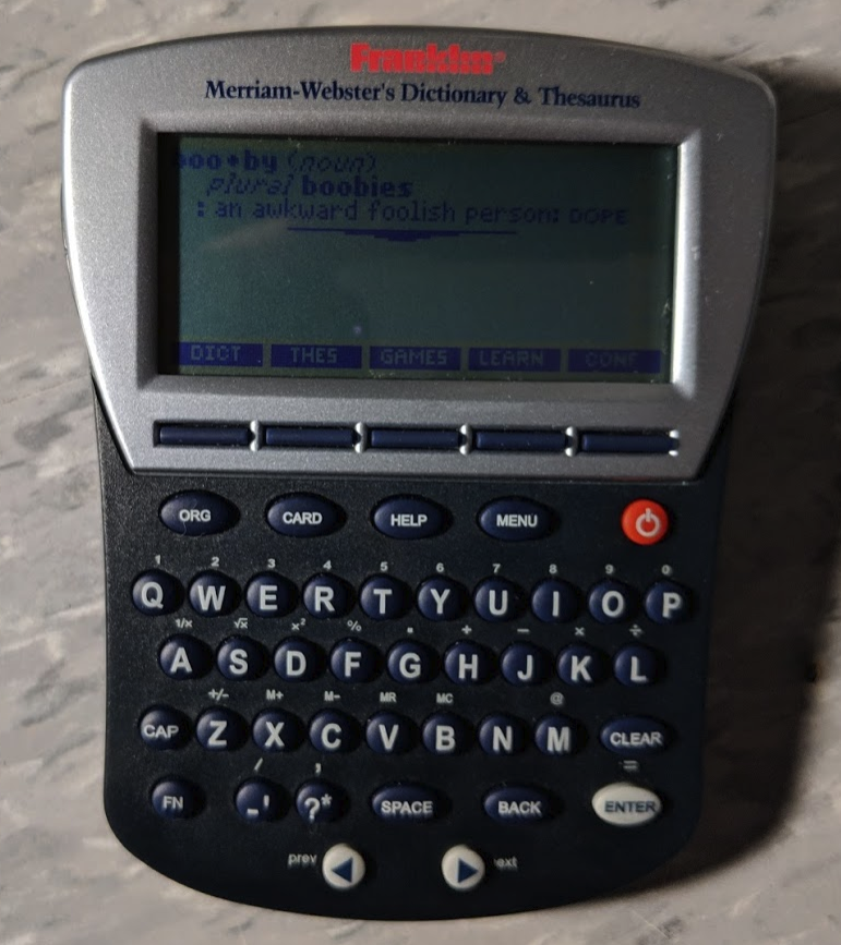 The Calculator Review Review Franklin Merriamster's Dictionary
