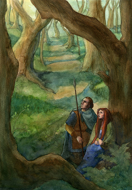 The Wandering Illustrator: The Legend of Diarmuid and Grainne
