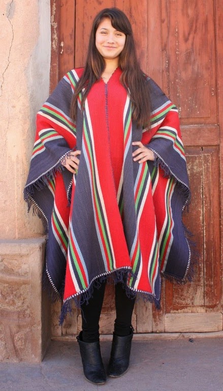 PONCHO Nº O003/1 "Familia Avar Saracho" Ranquel - Solo por Pedido