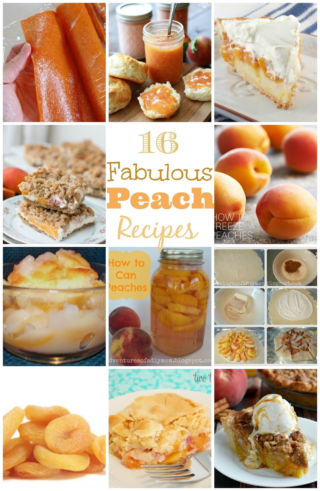 20 Fabulous Peach Recipes (Easy Desserts with Fresh Peaches