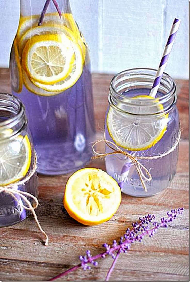 Lavender the Universal Herb Lavender Lemonade Recipe tart & pretty!