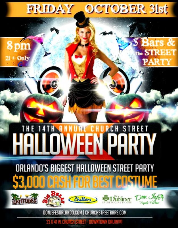 Best Halloween Events for Adults in Orlando for 2014 featuring