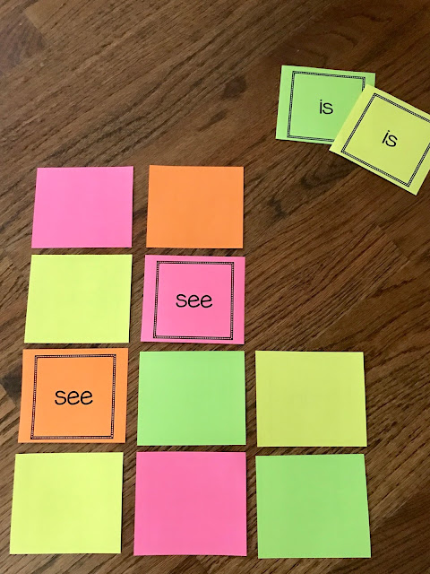 Sight Word Game: This would be perfect for centers and small groups.