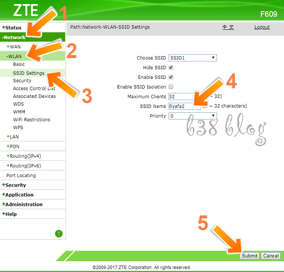 Cara Setting Sendiri Modem ZTE F609 Indihome Fiber