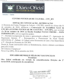 EDITAL DE CONVOCAÇÃO DA ASSEMBLEIA GERAL DO CPC/RN